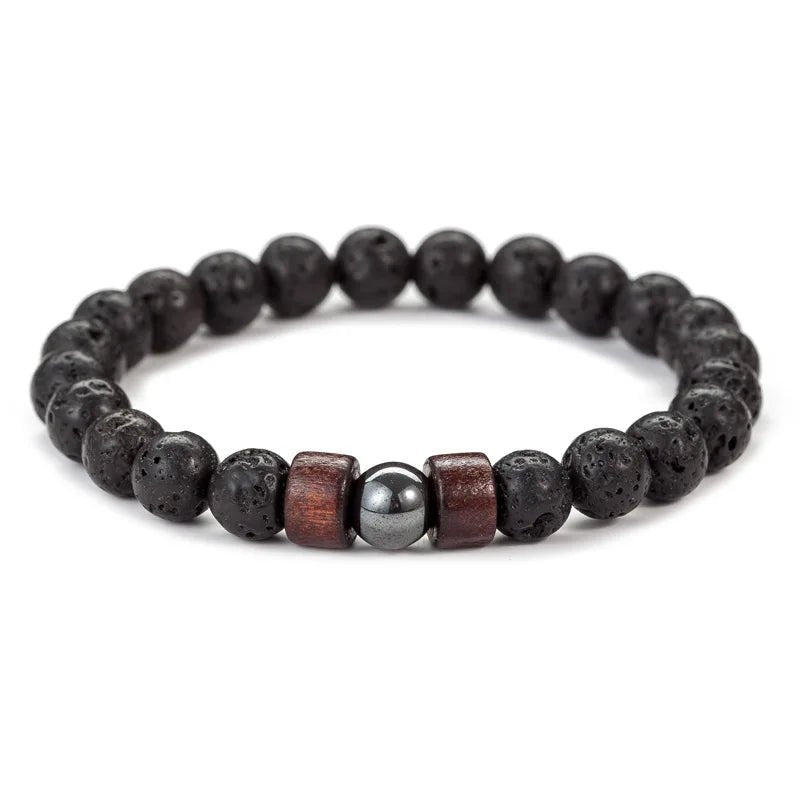 Mantra - Pulsera de piedras volcánicas - Reliviera
