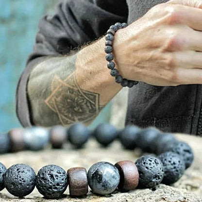 Mantra - Pulsera de piedras volcánicas - Reliviera